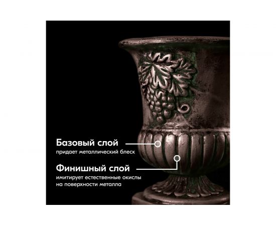 Набор эмалей-аэрозолей KUDO ""ВИНТАЖ"" для декоративной окраски, старинная медь 11604418 – изображение 3
