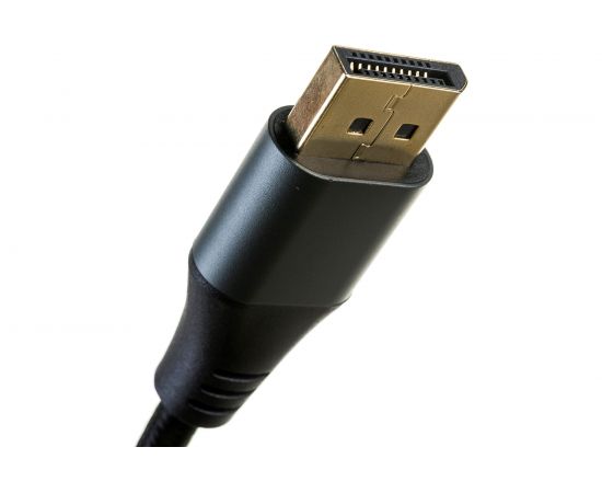 Кабель DisplayPort->HDMI Cablexpert 4K, 1.8м, 20M/19M, черный, экран, пакет CC-DP-HDMI-4K-6 – изображение 4