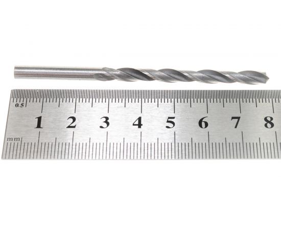Сверло по металлу (4.5х47х80 мм; ц/х; Р6М5; В; 118) ТехноСталь t116045 – изображение 4