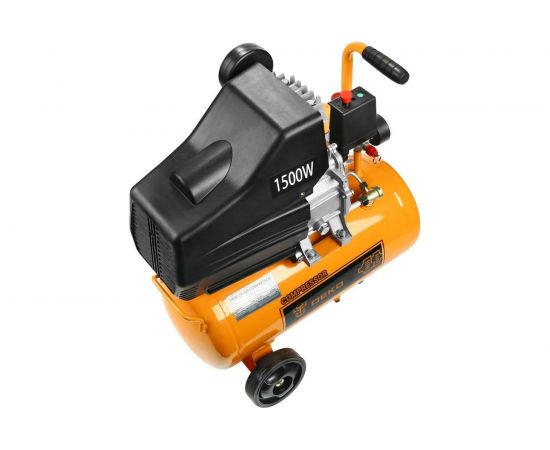 DEKO Компрессор воздушный поршневой DKAC24 + набор пневмоинструмента DKSG05 (5 предметов) 065-1021 – изображение 4