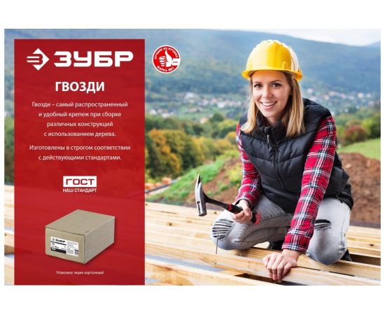 Винтовые гвозди ЗУБР 100x4 мм, 5 кг 305260-100 – изображение 4