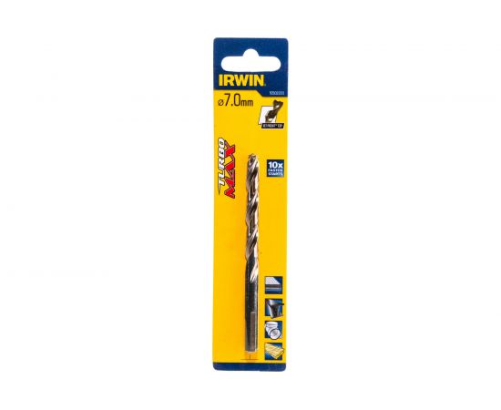 Сверло Turbomax (7х109 мм) по металлу Irwin 10502223 – изображение 5