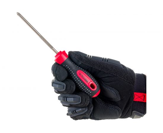 Крестовая отвертка REXANT PH 1х100 мм, трехкомпонентная рукоятка, сталь S2 12-4727-1 – изображение 5