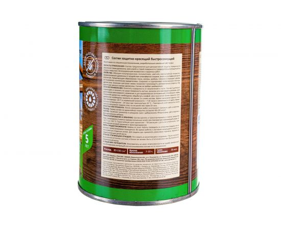 Защитно-красящий состав для древесины FARBITEX (быстросохнущий; дуб; 0.75 л) 4300008475 – изображение 7