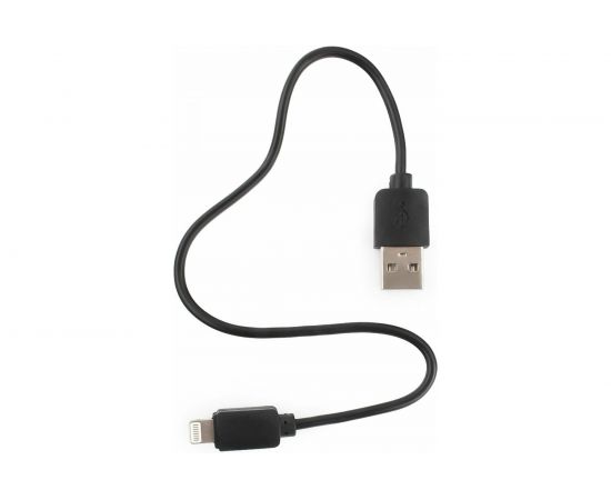 Кабель Гарнизон USB A(M) - Lightning, 0.3м, черный GCC-USB2-AP2-0.3M 