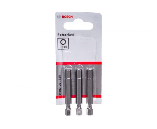 Бита для гайковёртов (49 мм; 3 шт) HEX6 XH Bosch 2607001735 