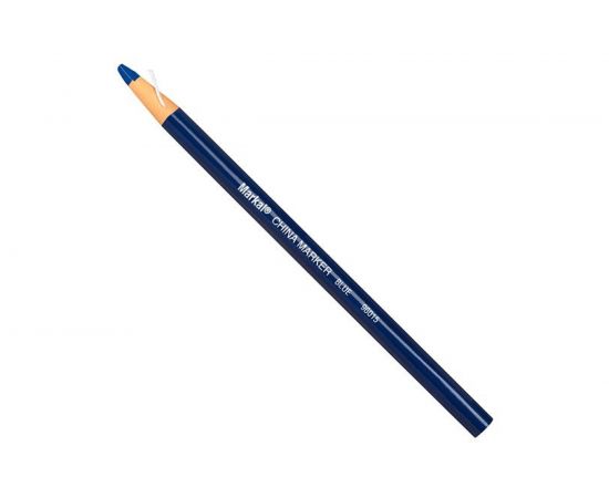 Промышленный восковой самозатачивающийся карандаш Markal China Marker, синий 96015 