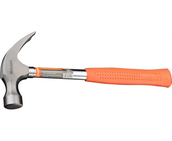 Молоток-гвоздодер HARDEN обрезиненная металлическая рукоятка, 250 гр. 590210 