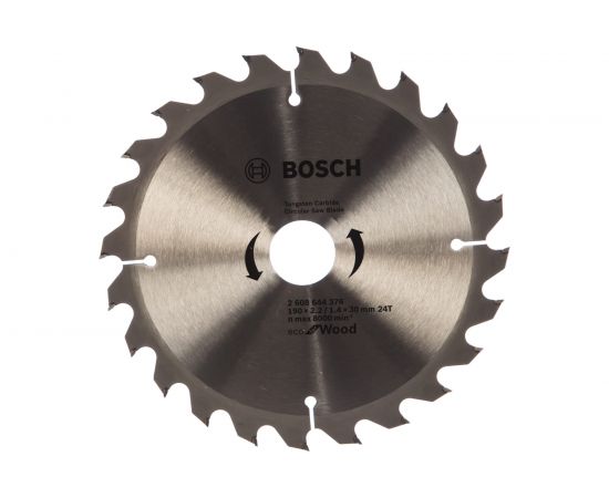 Пильный диск ECO WOOD (190x30 мм; 24T) Bosch 2608644376 