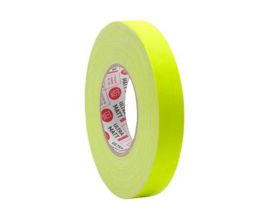 Клейкая лента DGTAPE ultraMATT - Гаффа тейп 25мм/50м - Желтый UMF25/50/Y 