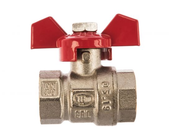 Шаровой кран Terma RED 1/2 в/в бабочка 26113 