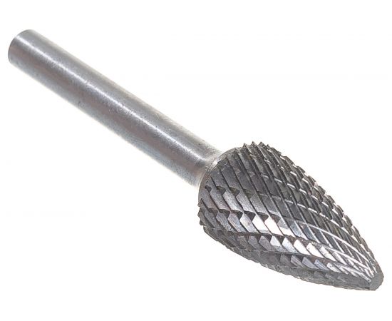 Борфреза твердосплавная гиперболическая с точечным торцом с двойной насечкой (14х25 мм; хвостовик 6 мм) ПНЕВМО-ТРЕЙД G1425-M06 