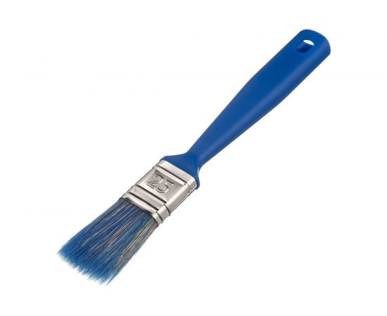 Флейцевая кисть для красок и лаков на водной основе смешанная щетина В1 25х12мм Мелодия цвета 77025 