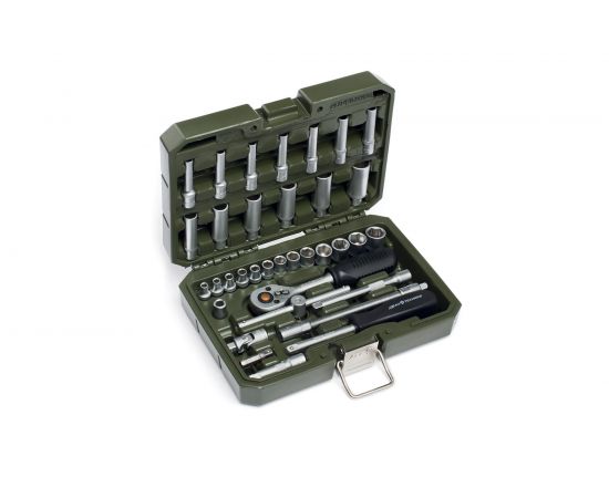 Набор головок и принадлежностей 1/4 дюйма (35 предметов) Дело Техники 600735 