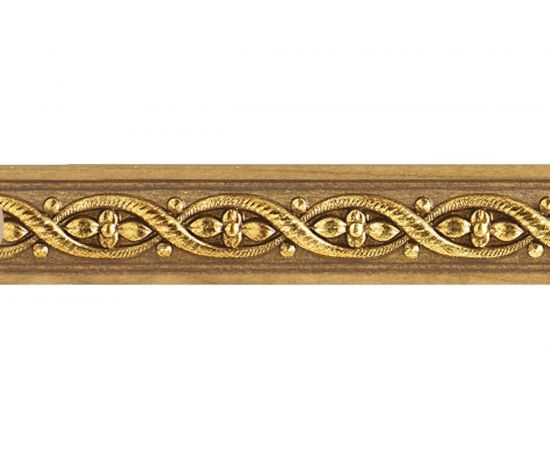 Молдинг стеновой ударопрочный Decor-Dizayn влагостойкий орех, 15x8Х2400 мм 130-4 