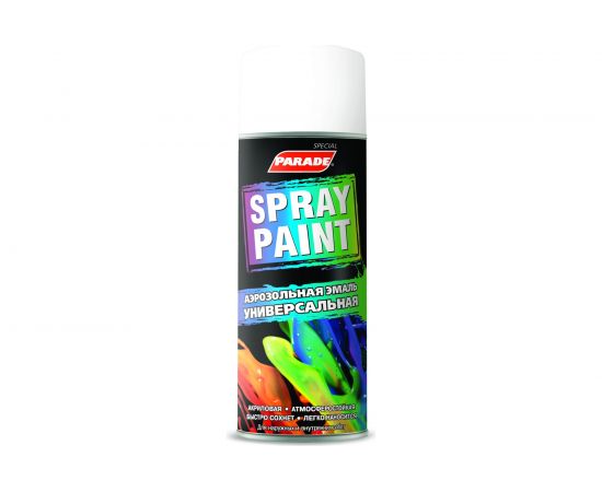Аэрозольная эмаль PARADE SPRAY PAINT 40 Белый глянц. Лк-00001262 