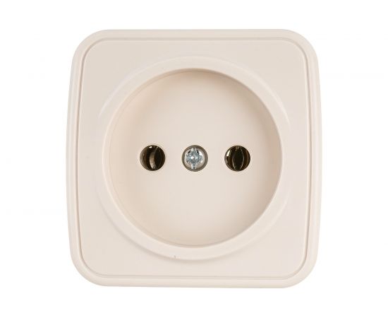 Розетка Intro 320102 2P, 16А, 250В, IP20, ОУ, Polo, слоновая кость 0 Б0036124 – изображение 2