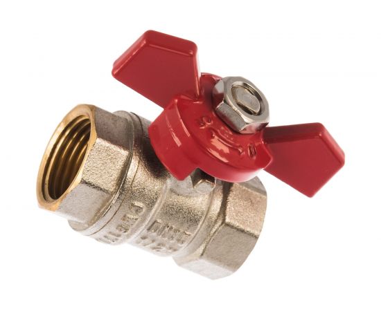 Шаровой кран Terma RED 1/2 в/в бабочка 26113 – изображение 2