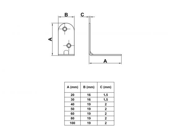 Уголок Amig покрытие бихром 936 – изображение 2