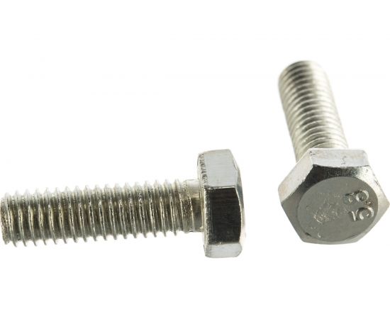 Болт с ШГ и полной резьбой ЕВРОПАРТНЕР DIN933 Zn 6х20 18шт. 2 0325 4 – изображение 2