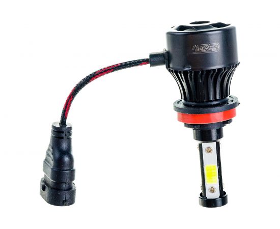 Автолампа-LED аналог ксенона SKYWAY H11x7 12/24V 28W 6000K 4000Lm 1-конт радиатор + вентилятор охл S08701008 – изображение 2