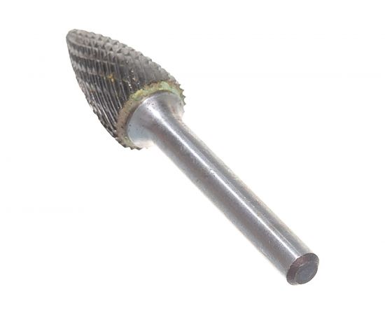 Борфреза твердосплавная гиперболическая с точечным торцом с двойной насечкой (14х25 мм; хвостовик 6 мм) ПНЕВМО-ТРЕЙД G1425-M06 – изображение 2