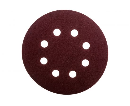 Круг абразивный шлифовальный (5 шт; 125 мм; P 220; 8 отв) КЕДР 54681 – изображение 2