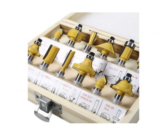 Фрезер DEKO DKR1600E, набор фрез RBS12 (12 предметов) 063-4221 – изображение 3