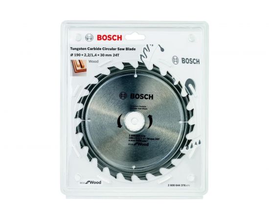 Пильный диск ECO WOOD (190x30 мм; 24T) Bosch 2608644376 – изображение 3