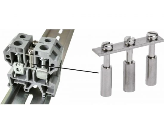 Центральная перемычка для ЗНИ 1STEKKER 0 мм (JXB 10) 3PIN (DIY упак 20 шт) LD558-3-100 39675 – изображение 4