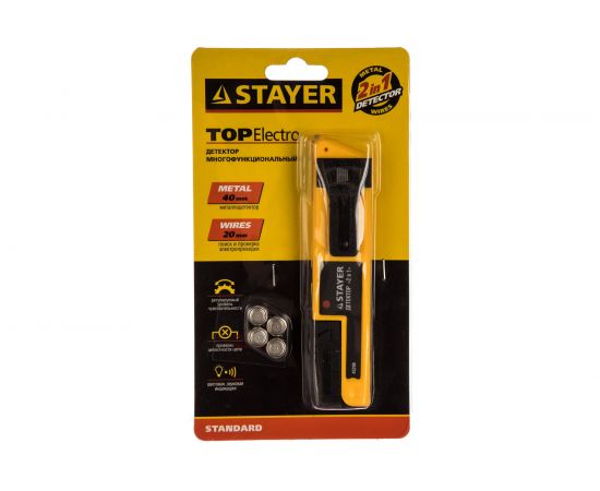 Многофункциональный металлодетектор STAYER STANDARD TOPElectro 45296 – изображение 4