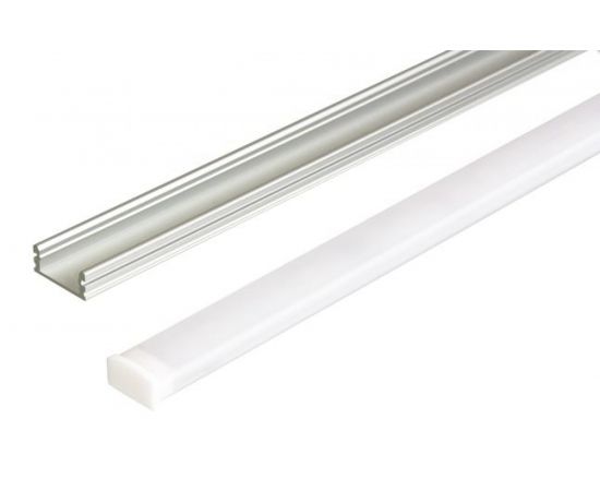 Влагозащищенный профиль Jazzway (аксессуар) PAL 1808 2м, с матовым рассеивателем, IP65 1037480 – изображение 4