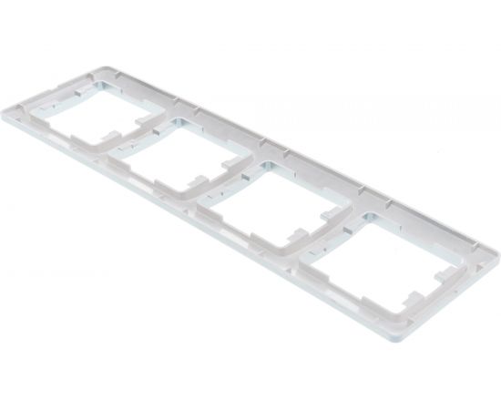 4-постовая горизонтальная рамка Schneider Electric GLOSSA АЛЮМИНИЙ GSL000304 – изображение 4