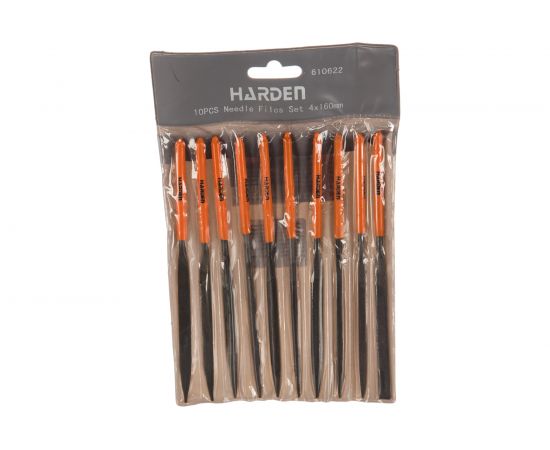 Набор прецизионных надфилей HARDEN, 10 предметов 610622 – изображение 10