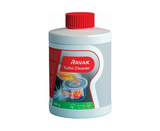 Средство RAVAK TURBO Cleaner Турбо Клинер для чистки сливов 1000 г АИ000002294 