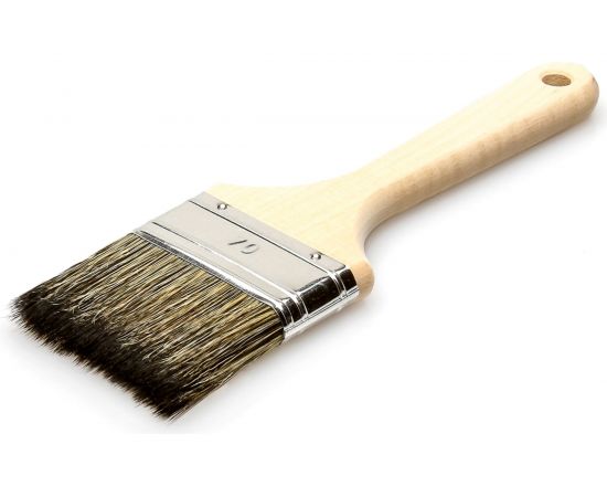Флейцевая кисть для работ по дереву Лазурный берег смешанная щетина, КФ 70х14 С7 