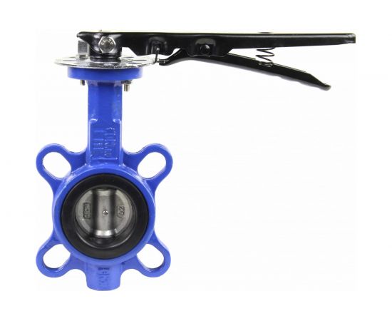 Поворотный затвор DN.ru Ду50 Ру16, углеродистая сталь, EPDM, с ручкой WCB-316L-EPDM 12072133891 
