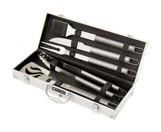 Набор приборов для барбекю PALISAD в алюминиевом кейсе Camping 69579 