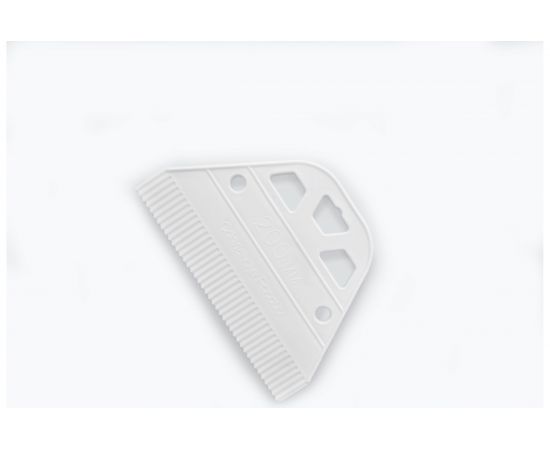 Шпатель DECOR 200 мм, ширина 55 мм, толщина 3 мм, зуб 1,6 мм, пластиковый, White Edition 316-5200 
