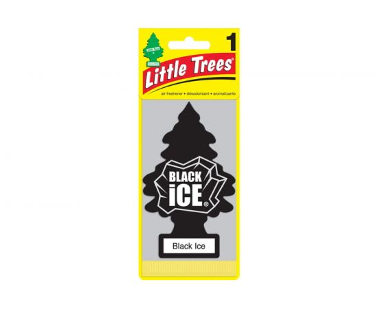 Ароматизатор елочка Car-Freshner Black Ice Черный лед U1P-10155-RUSS 