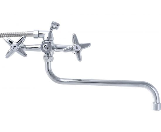 Смеситель для ванны LEDEME крест, керамика, переключение душа картридж L2320 806322 