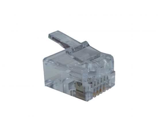 Коннекторы SUPRLAN 6P6C /RJ-11/ /100 pcs/ 10-0228 