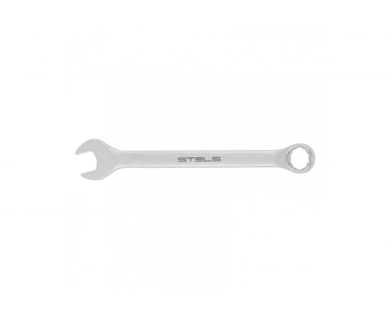Комбинированный ключ 16 мм CrV, матовый хром STELS 15221 
