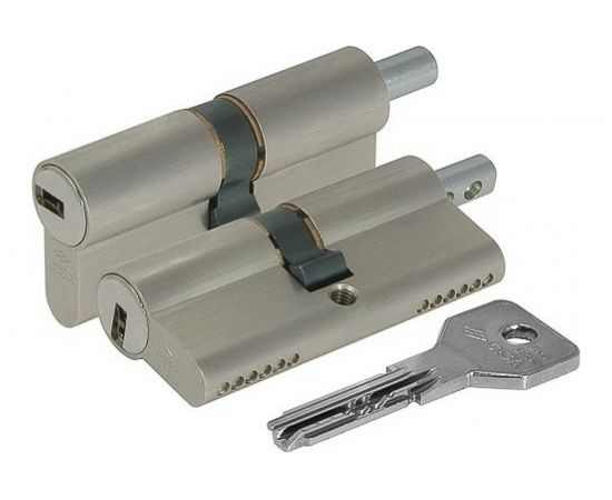 Цилиндровый механизм под вертушку CISA ASIX OE302-26.12 65 мм/25+10+30, НИКЕЛЬ 36905 