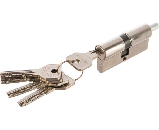 Цилиндровый механизм под вертушку CISA ASIX OE302-26.12 65 мм/25+10+30, НИКЕЛЬ 36905 – изображение 2