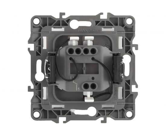 Выключатель с подсветкой ЭРА 12-1102-03 10АХ-250В, IP20, алюминий Б0014635 – изображение 2