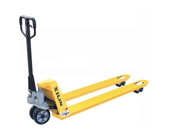 Гидравлическая тележка TOR XILIN г/п 2000 кг DB резиновые колеса 1006380 – изображение 2