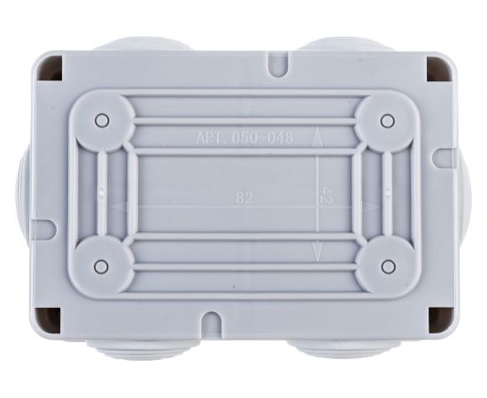Распаечная коробка TDM ОП 120х80х50мм, крышка, IP55, 6 вх. инд. штрихкод SQ1401-0505 – изображение 2