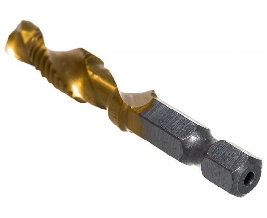 Сверло-метчик (М8х1.25х58 мм; HSS-TiN) SKRAB 33828 – изображение 2