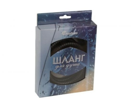 Шланг для душа Аквалиния двойная оплетка, нержавеющая сталь, Black, 1.5 м SH-4674-6026K – изображение 2